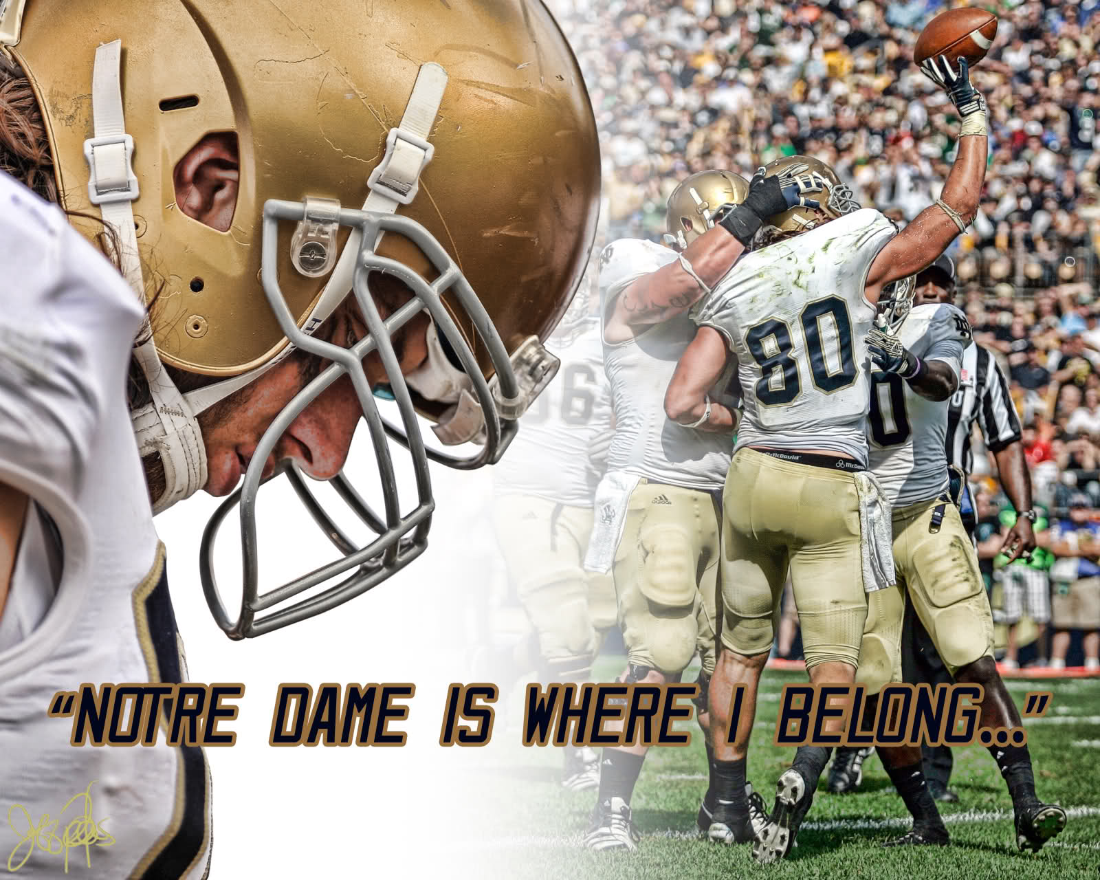 Notre Dame Football Courseimage Free Notre Dame Football Wallpaper ...
