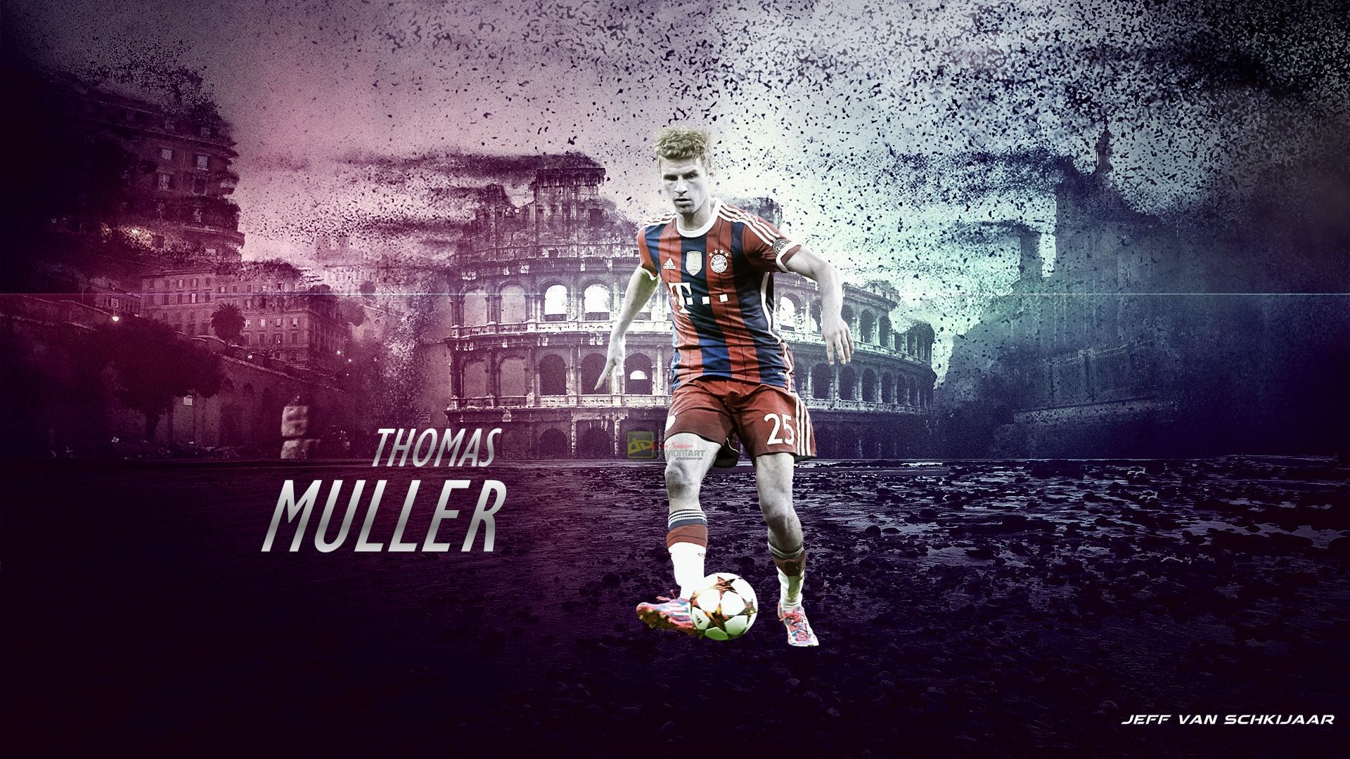 DeviantArt: More Like Thomas Muller FC Bayern Munich Wallpaper ...