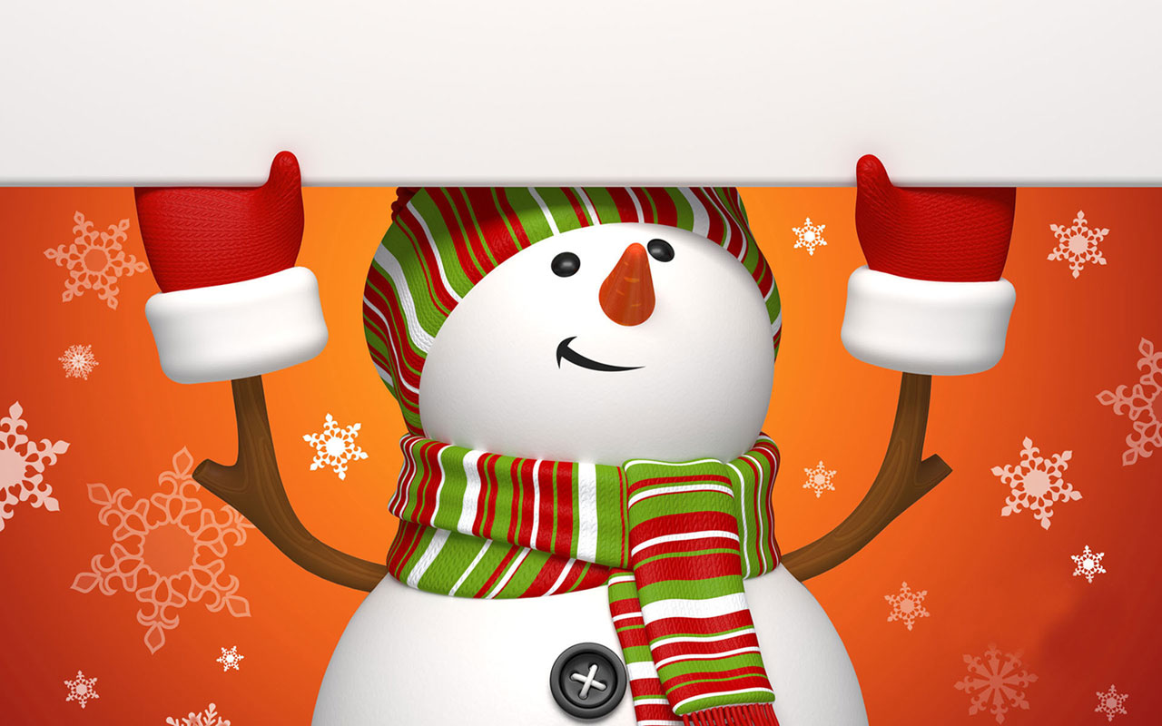 Christmas Snowman HD design wallpaper 5 － Holiday Wallpapers ...