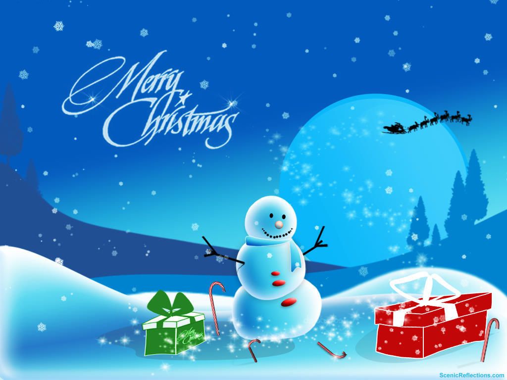 Christmas Snowman Wallpaper - Free Christmas Screensavers and Free ...
