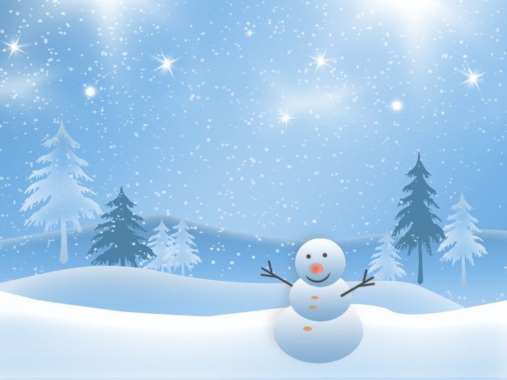 free christmas background clipart | Cute Christmas snowman clip ...