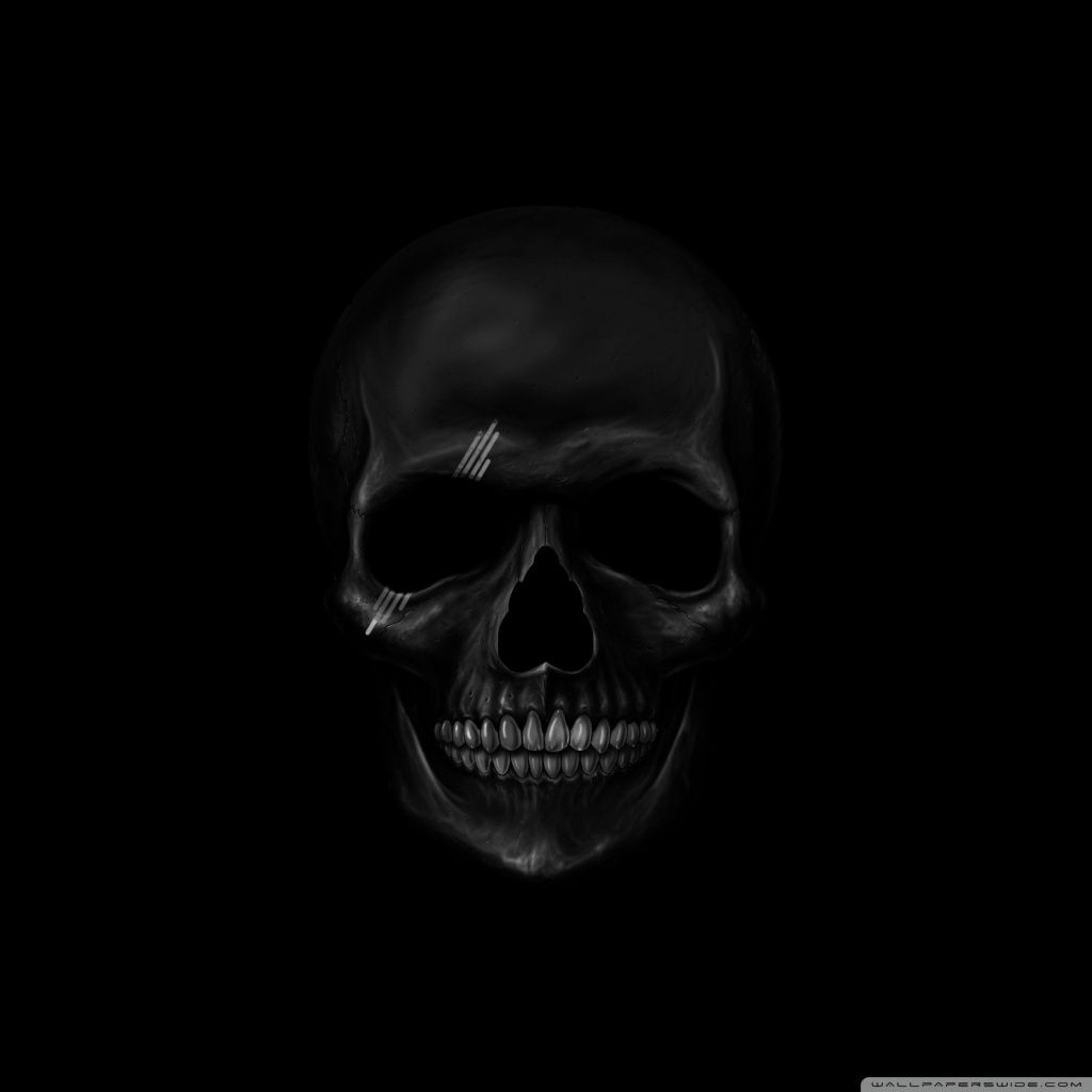 Black Skull HD desktop wallpaper High Definition Fullscreen