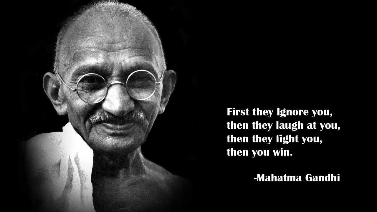 mahatma gandhi with quotes hd wallpaper | Free wallpapers