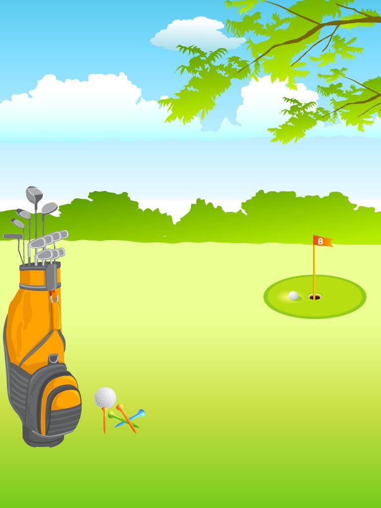 Golf Course Vector
