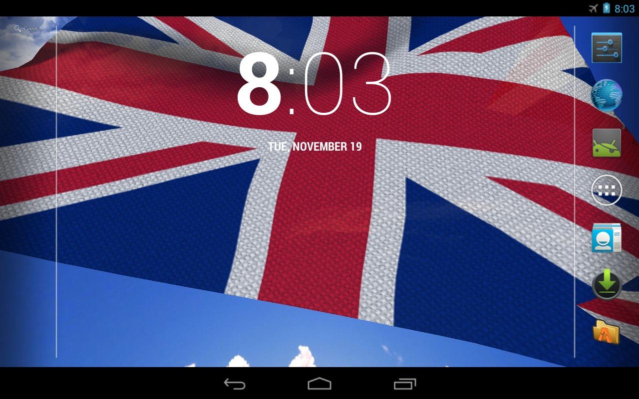 3D UK Flag - Android Apps and Tests - AndroidPIT