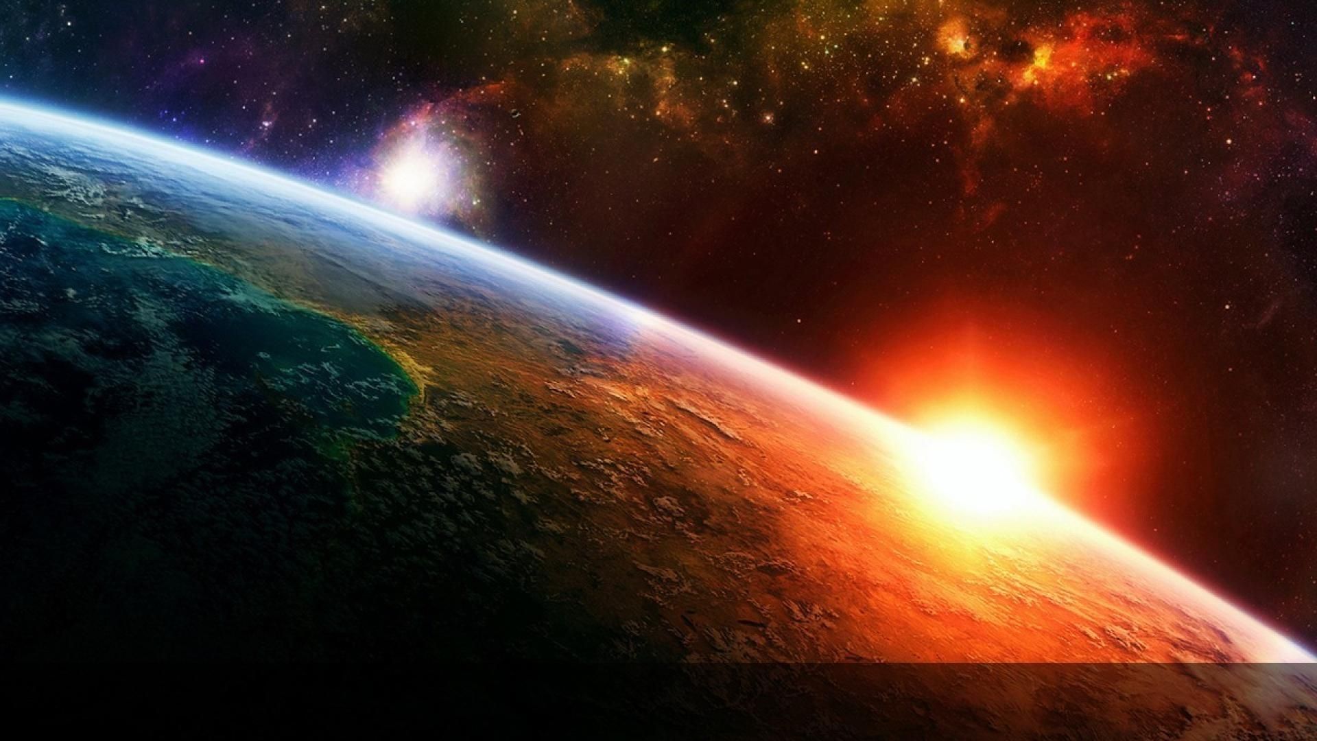 Cool Wallpapers 1920x1080 with Earth on Space | HD Wallpapers for Free