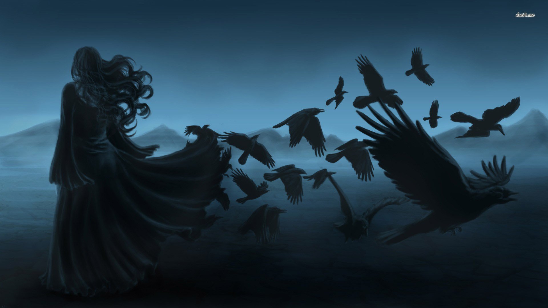 Ravens In The Dark Wallpaper » WallDevil - Best free HD desktop ...