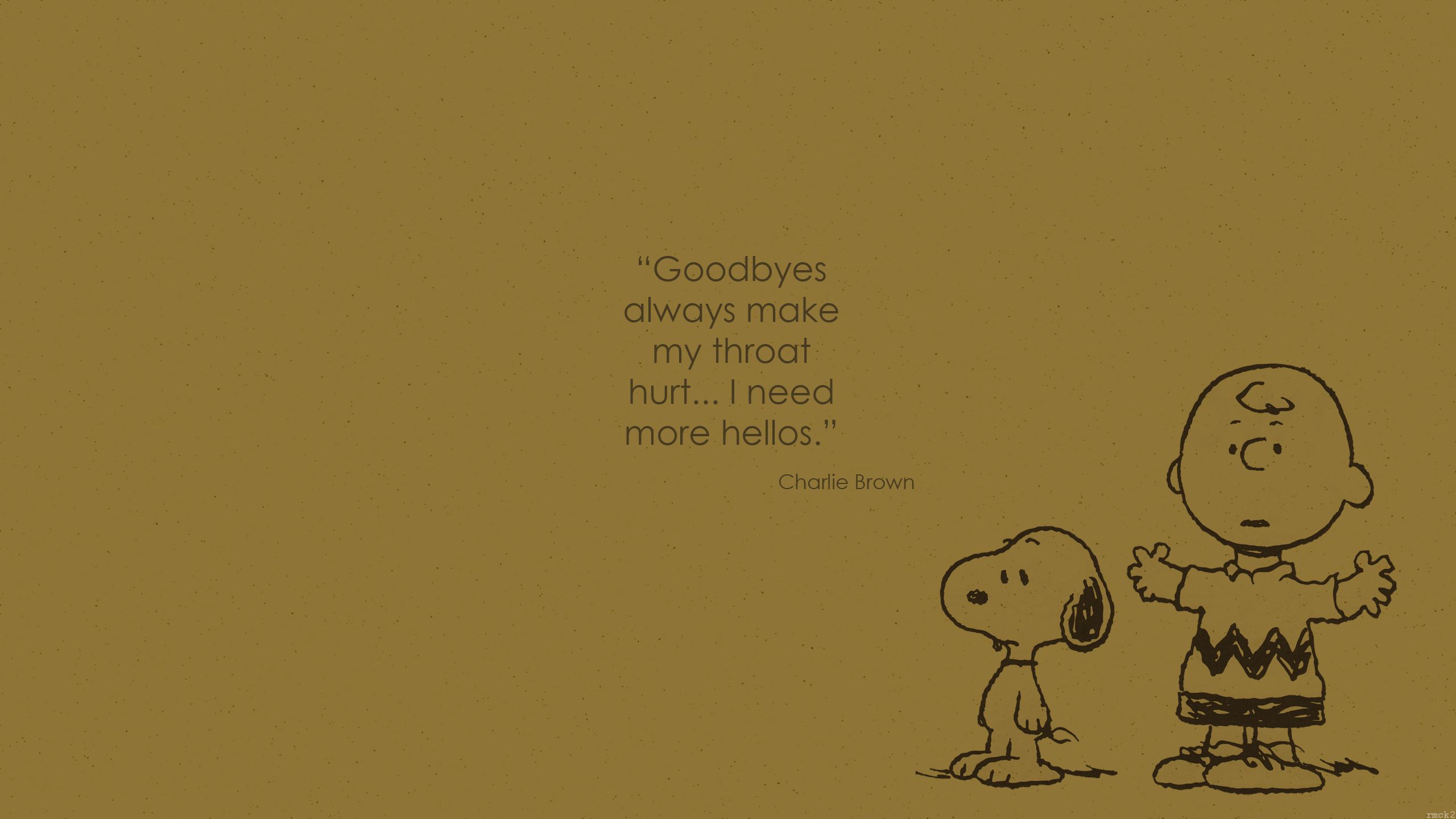 Wallpaper Charlie Brown quote 1 by rmck2 on DeviantArt