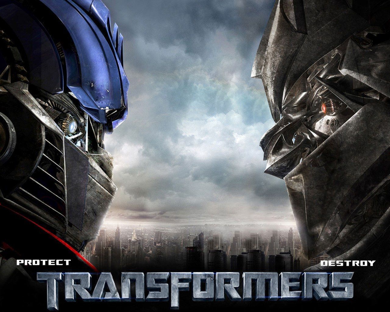 Desktop Wallpapers - Transformers, Optimus Prime VS Megatron ...