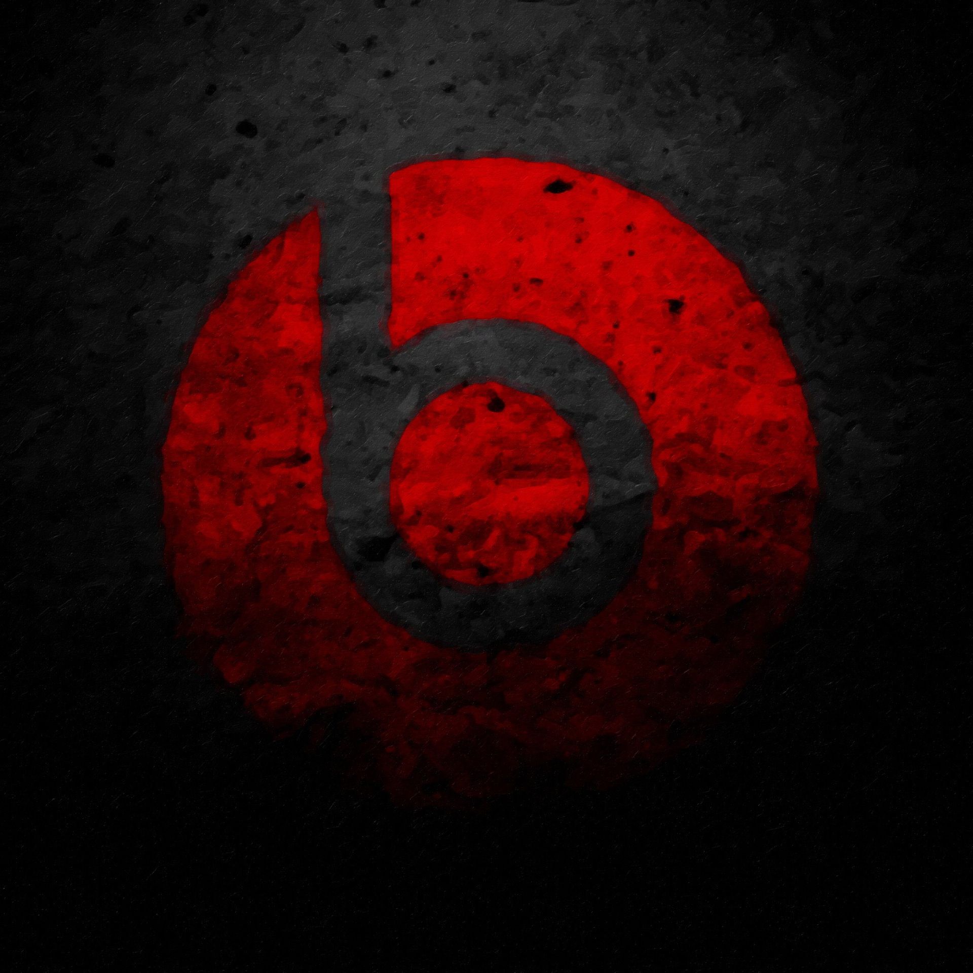 Red and black logo | wallpaper.sc SmartPhone