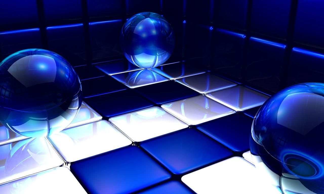 Blue 3d Abstract Wallpapers - ImgMob