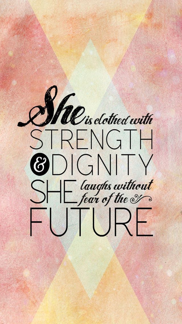Strength - Inspirational & motivational Quote iPhone wallpapers ...