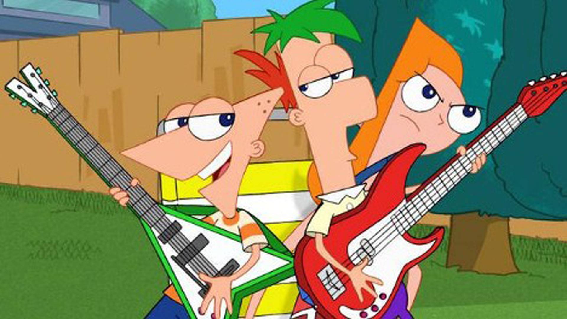 the band - Phineas and Ferb Wallpaper