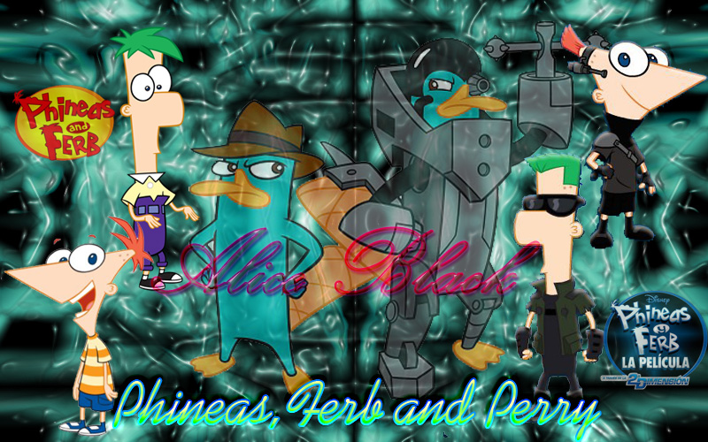 DeviantArt: More Like Phineas y Ferb Wallpaper by AliceBlack19