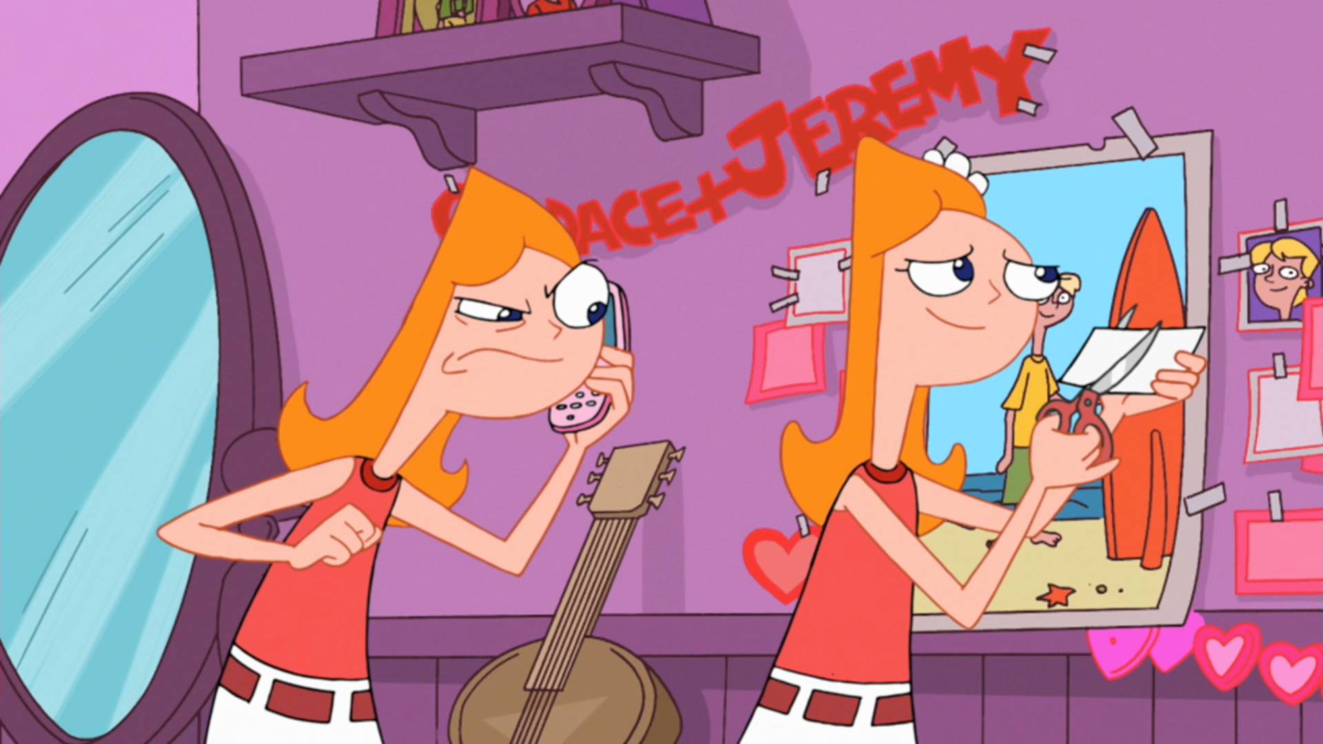 what is she upto?? - Phineas and Ferb Wallpaper