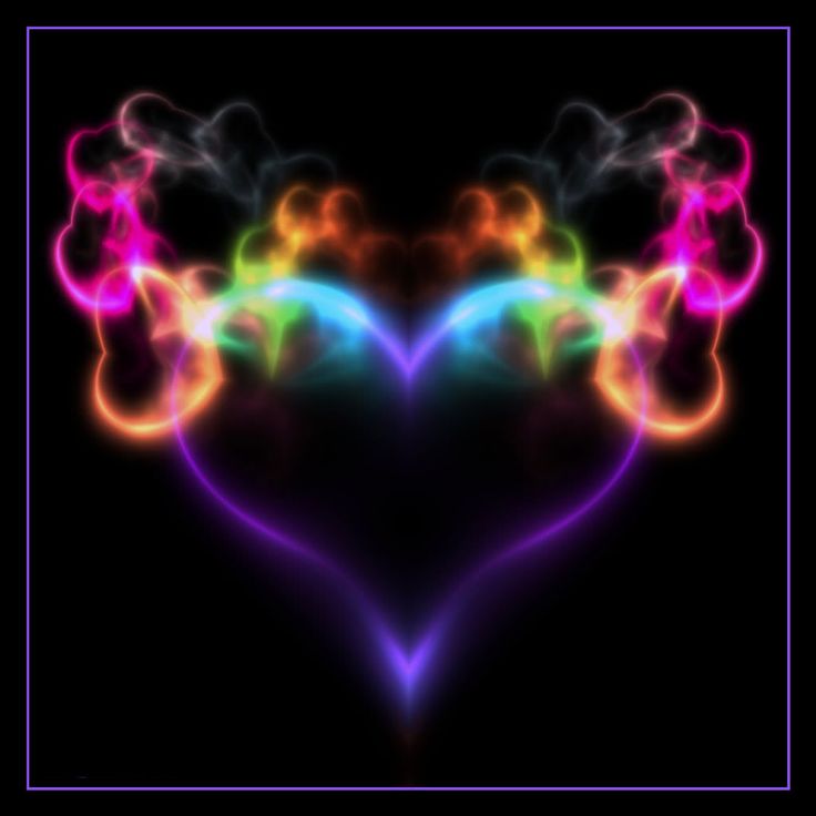 Colorful Hearts | Free Colorful Smoking Heart phone wallpaper by ...