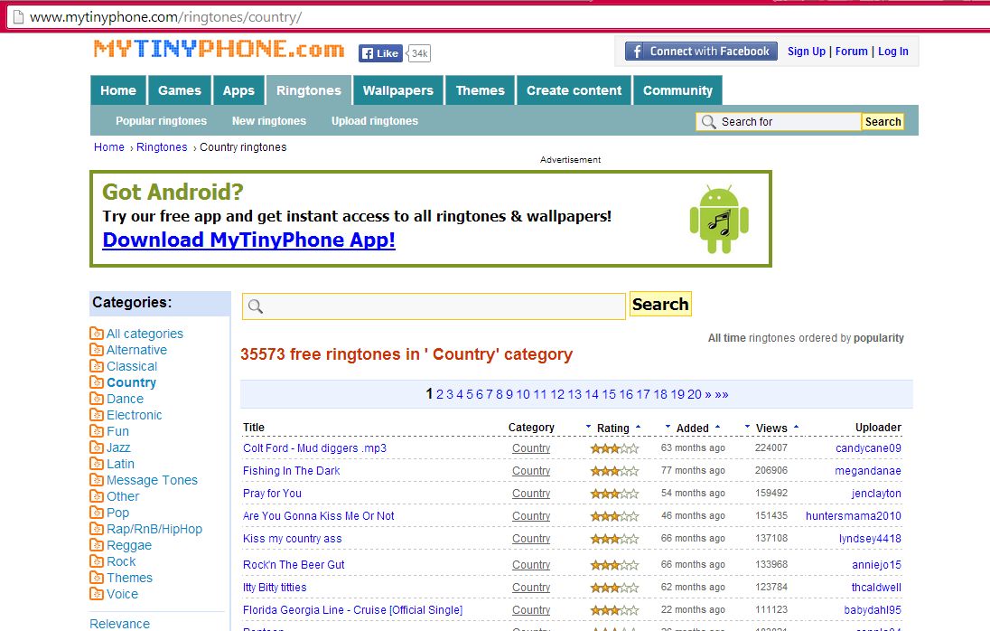 Top 15 Websites to Download Free Country Ringtones