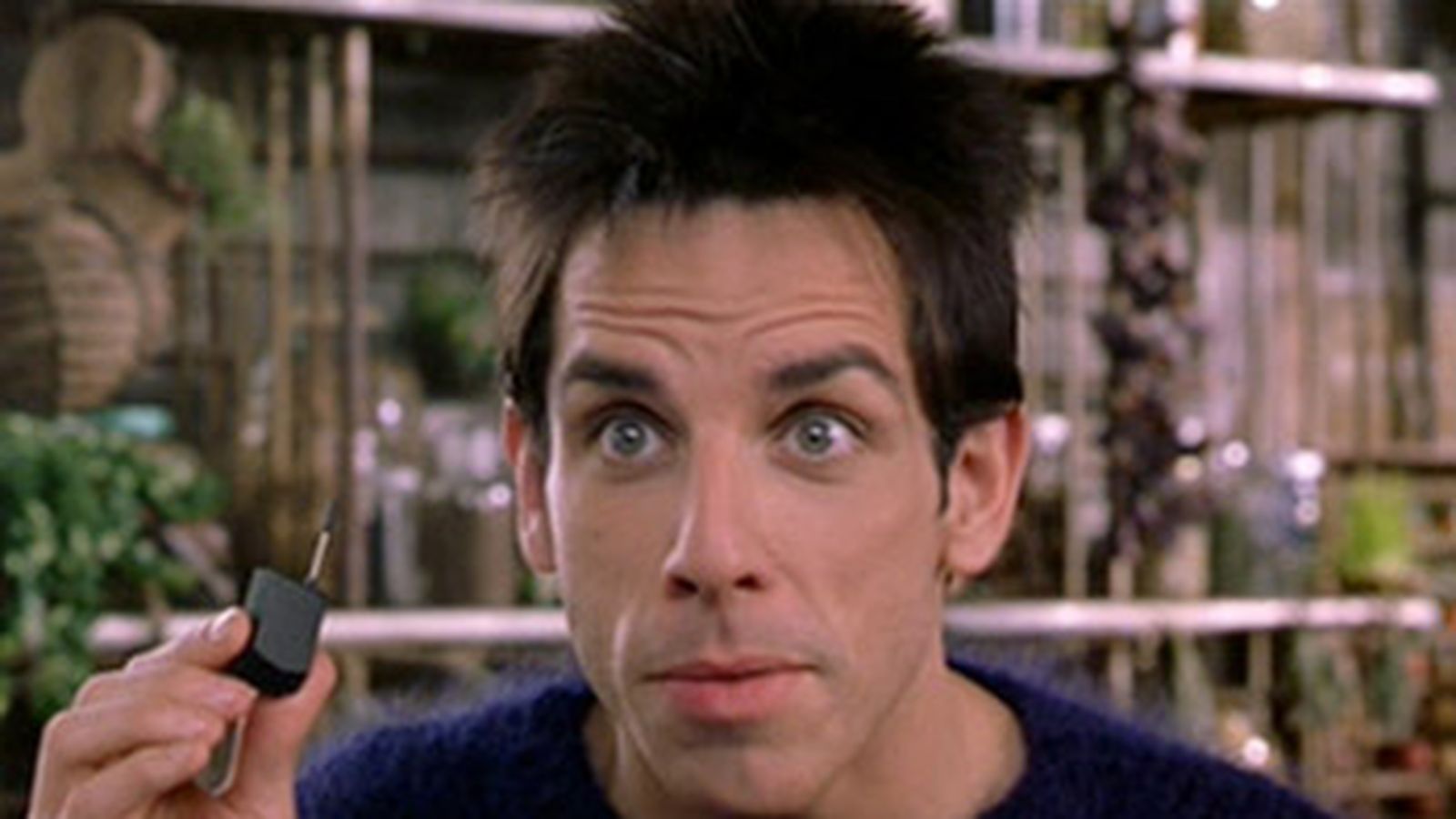 Derek Zoolander ditched his tiny flip phone for a giant Samsung ...
