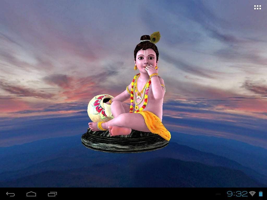 Krishnas Free animated 3D Mobile App, Live Wallpaper - YouTube