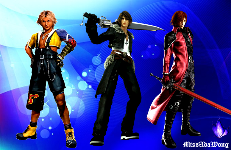 Tidus Squall and Genesis Wallpaper by MissAdaWong on DeviantArt