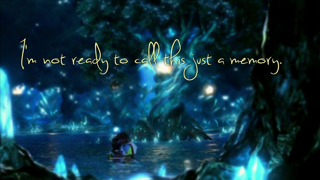 FFX|X-2 Wallpaper - Tidus, Yuna - Just a Memory by cocoagirl08 on ...