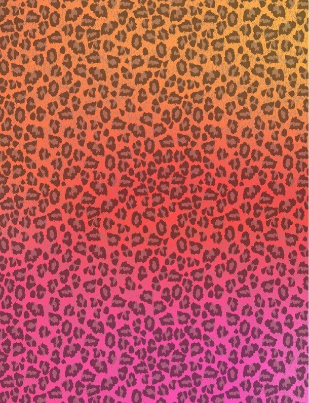 Animal print, background, iphone, leopard, ombre, orange, pink