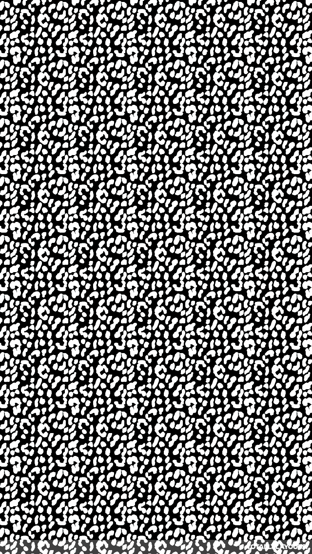 White And Black Leopard Print iPhone Wallpaper - Animal Print ...