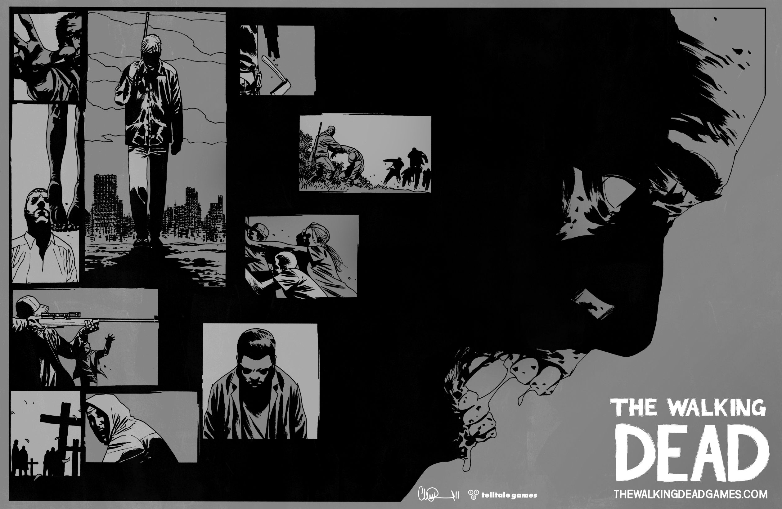 Walking Dead image-comics gu wallpaper | 2520x1641 | 138948 ...
