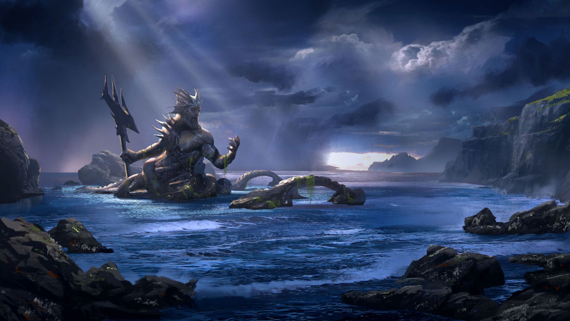 God of War Ascension Poseidon Wallpapers | HD Wallpapers