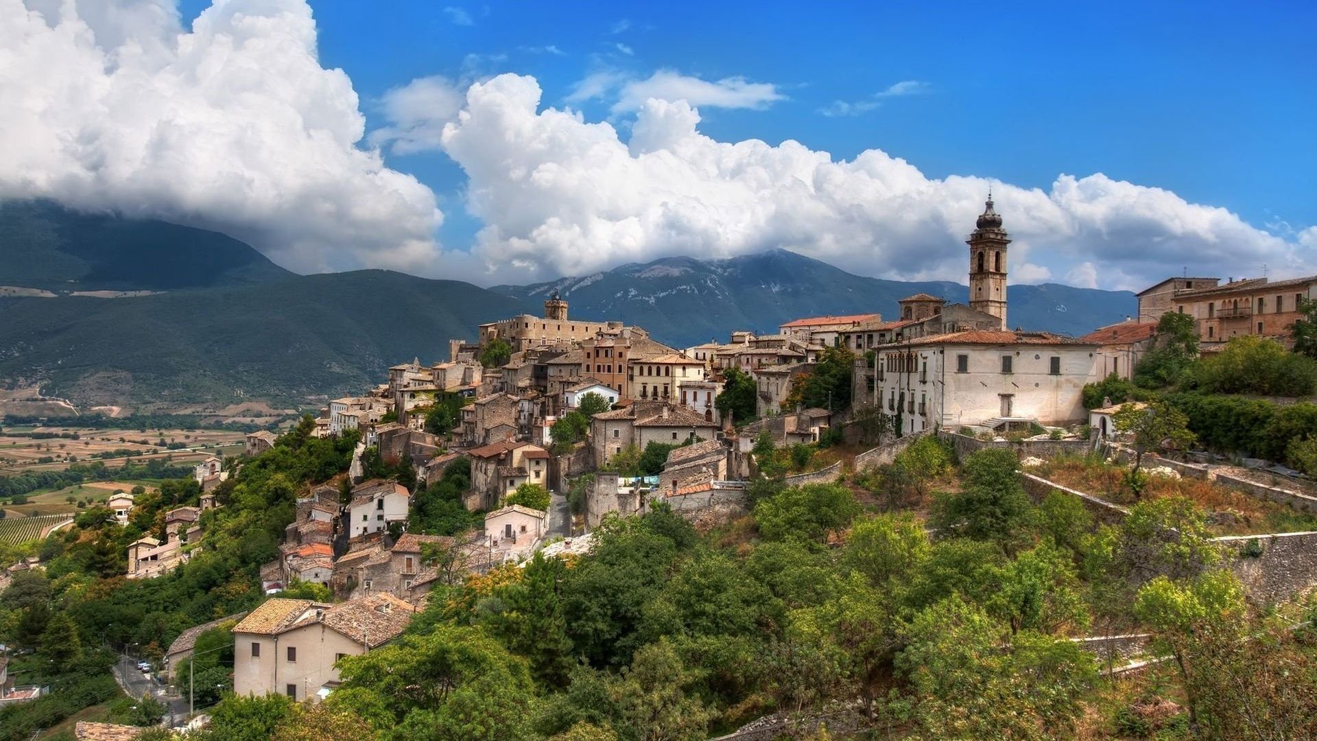 Italy Landscape HD Wallpaper, Italy Landscape Background, New