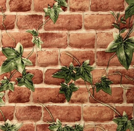 Chinese 3D Stereo Brick Wallpaper Italian Embossed PVC Waterproof ...