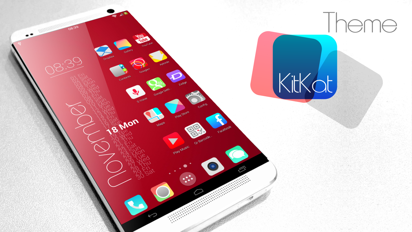 Themes For Android: New Android 4.4 Kit Kat Concept HD for any ...
