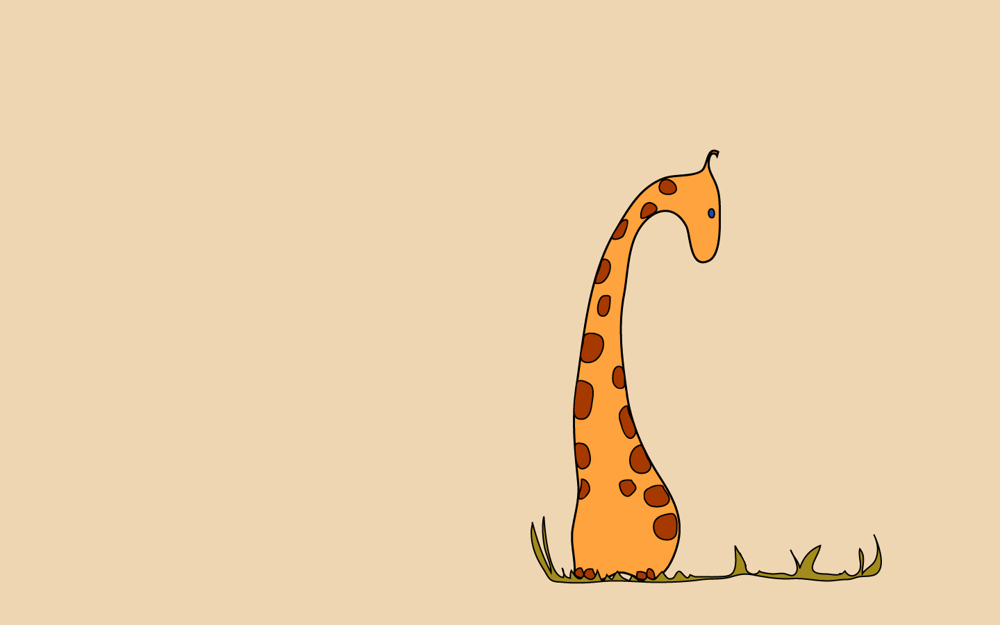 Giraffe Desktop Background