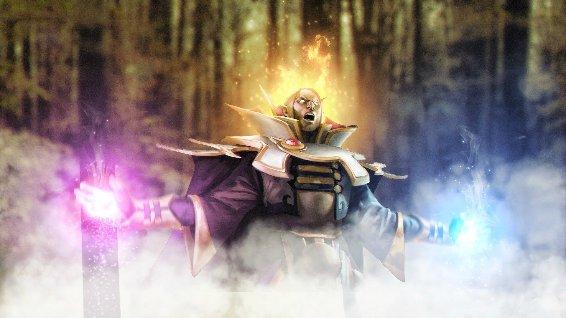 Another Wallpaper (Invoker) Composed By me : DotA2