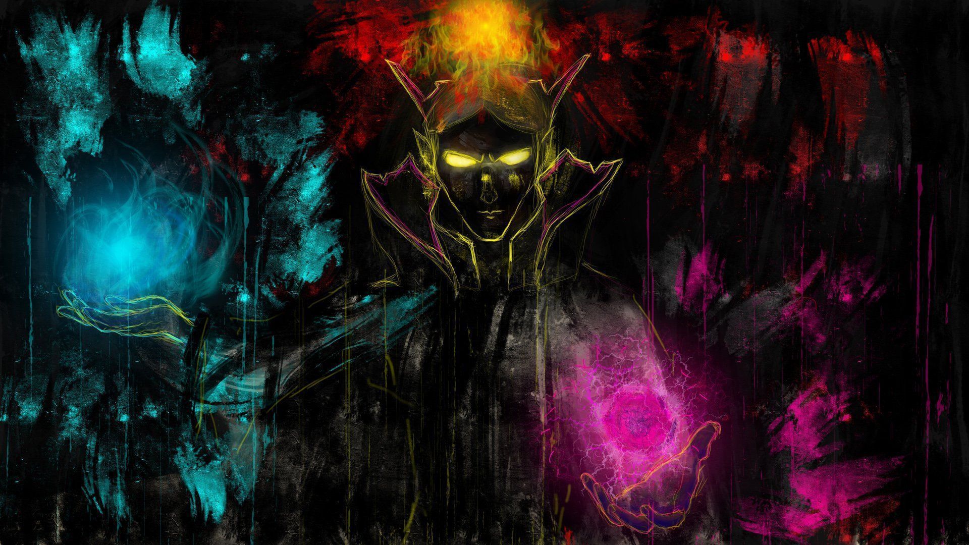 DOTA 2 Invoker Magic Games Fantasy wizard sorcerer wallpaper ...