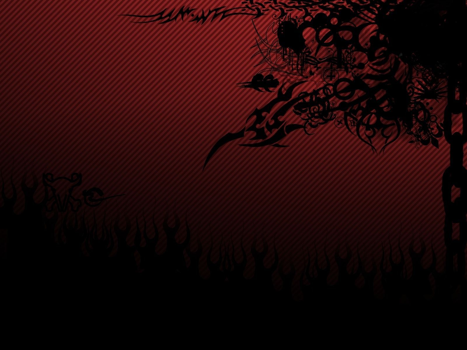 World Wallpaper: cool black and red background