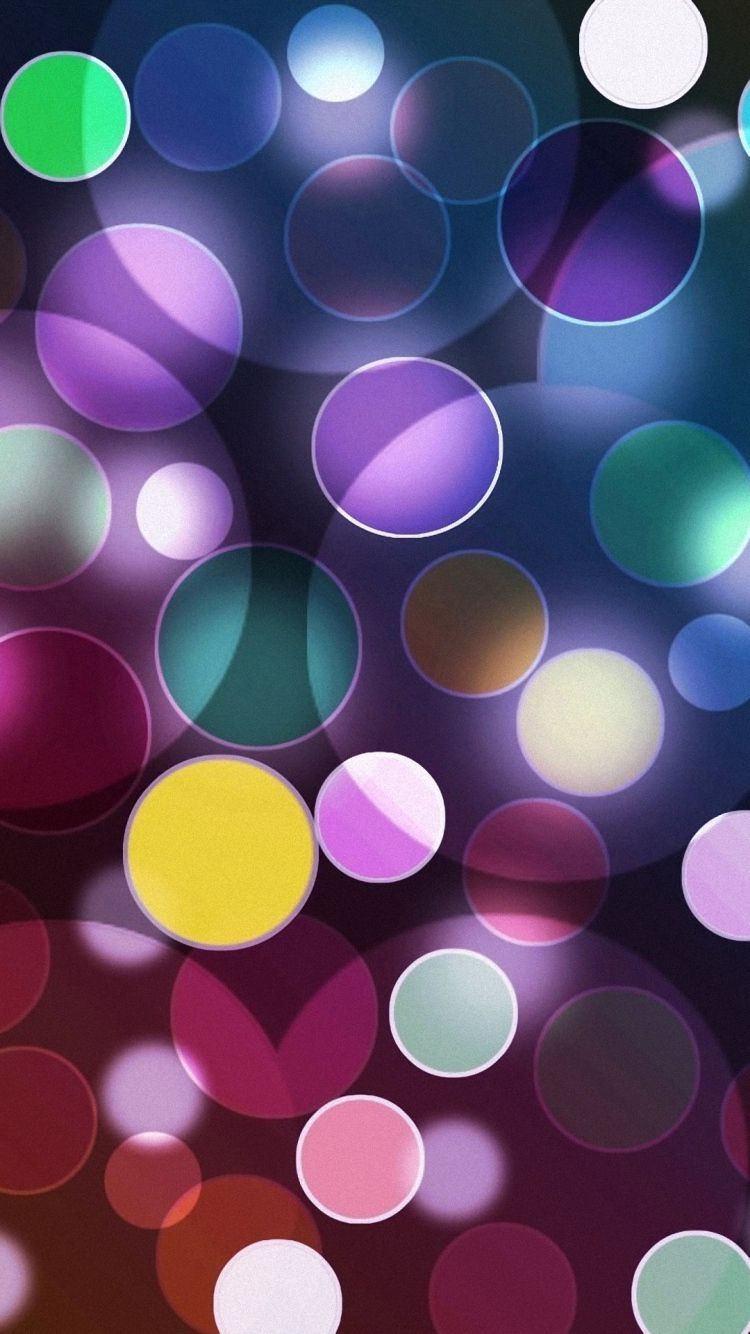 HD Colorful Circle Light Wallpapers Free Downloads For iPhone 6 ...