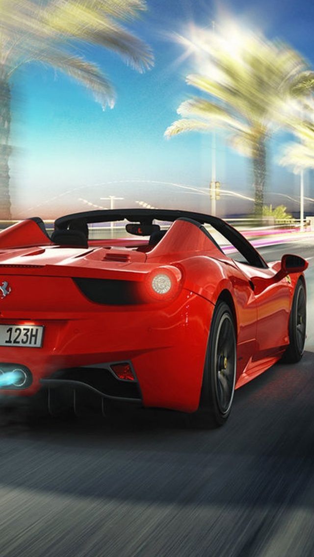 Ferrari Spyder iPhone 5 Wallpaper 640x1136