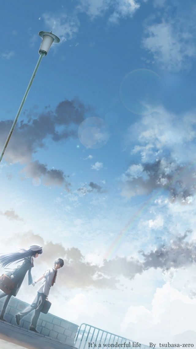 Romantic Anime iPhone 5 Wallpaper | ID: 26161