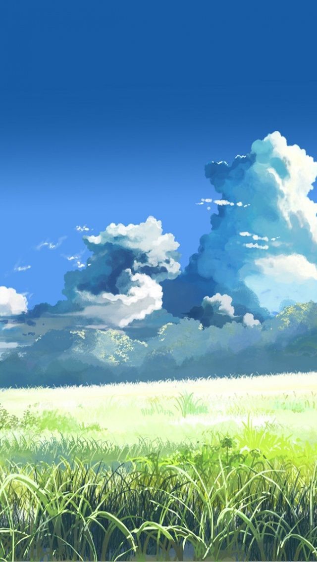 Anime Clouds iPhone 5 Wallpaper ID 38650
