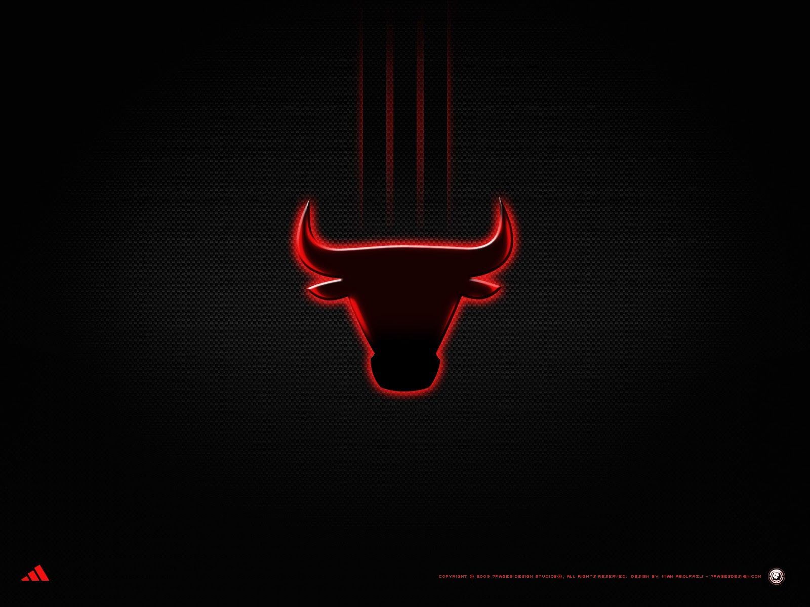 Chicago Bulls Logo Sport Black Wallpaper Deskt Wallpaper