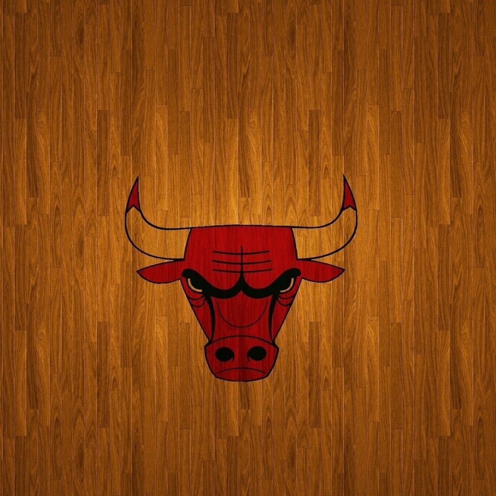 Wallpaper chicago bulls, basketball, logo, nba, wood, chicago ...