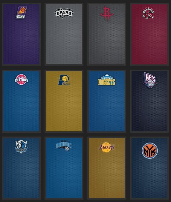 Happy Holidays Windows Phone Wallpaper of All 30 NBA Teams WP7
