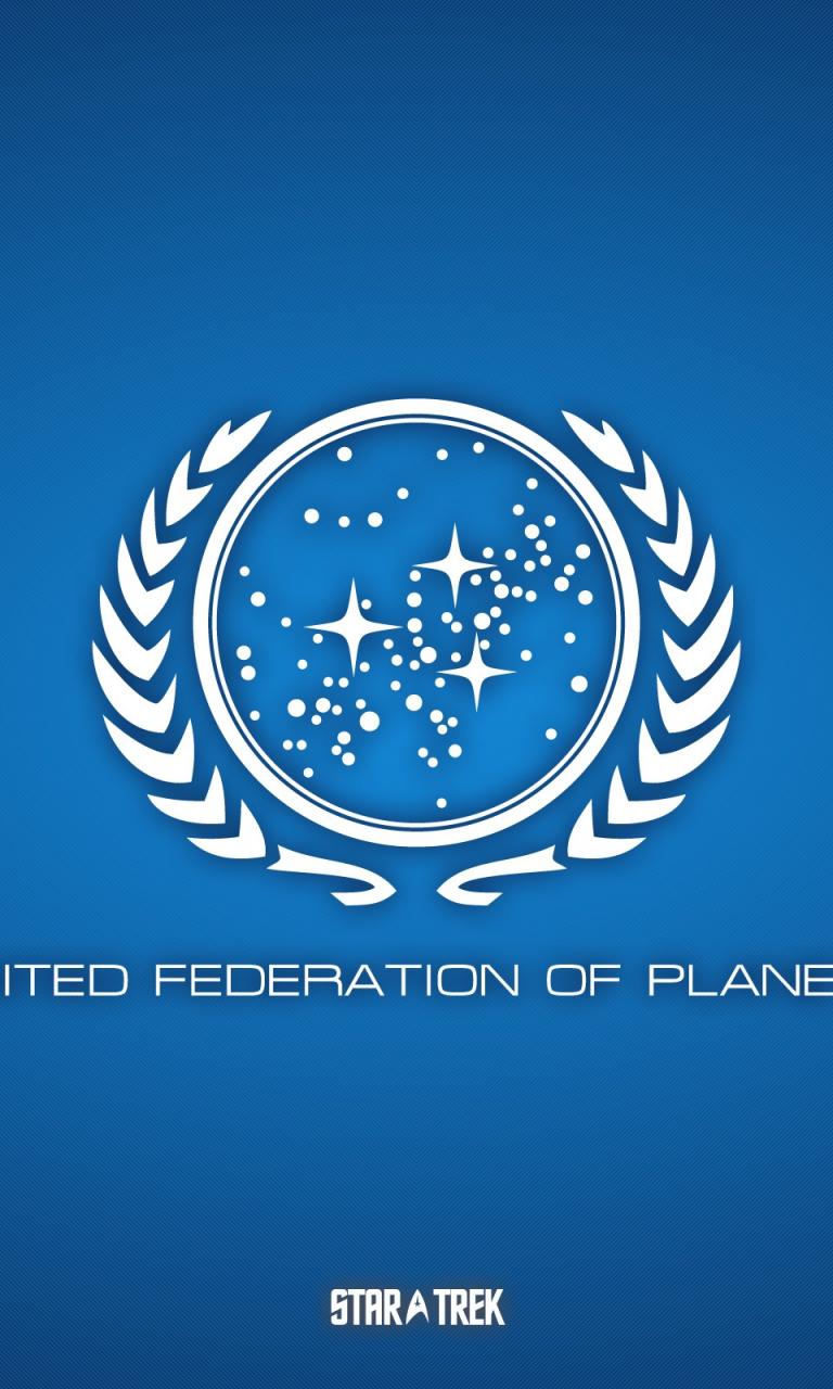 Blue star trek united federation of planets wallpaper 65856