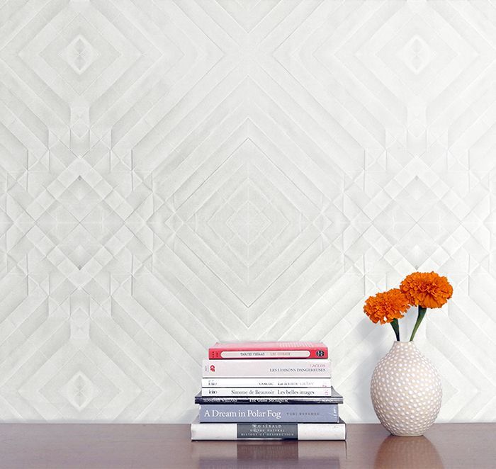 Unfolded Wallpaper Inspired by Origami | Design*Sponge