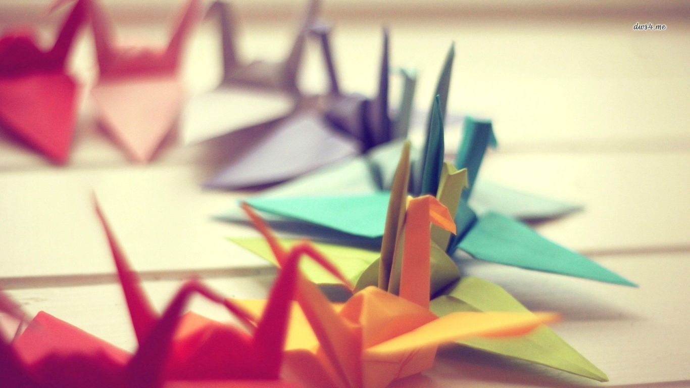 Origami Birds wallpaper - Photography wallpapers - #29446