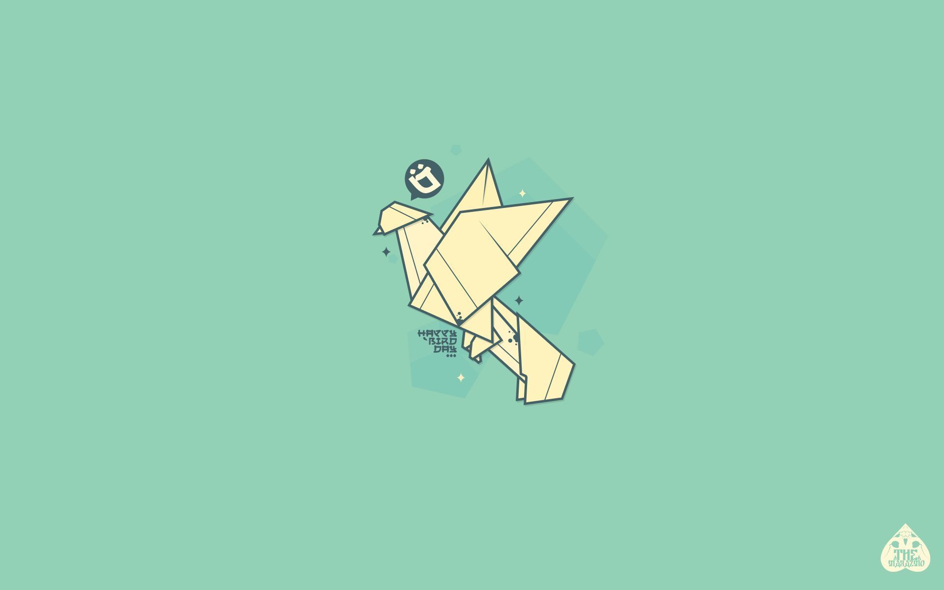 Origami Paper Crane Minimalism #235545