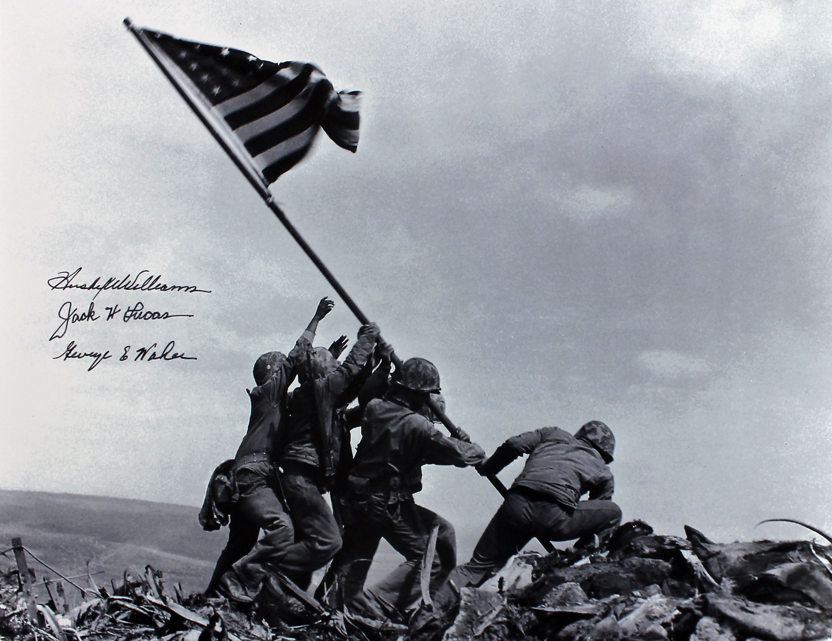 Iwo Jima Flag Raising Wallpapers - Wallpaper Cave