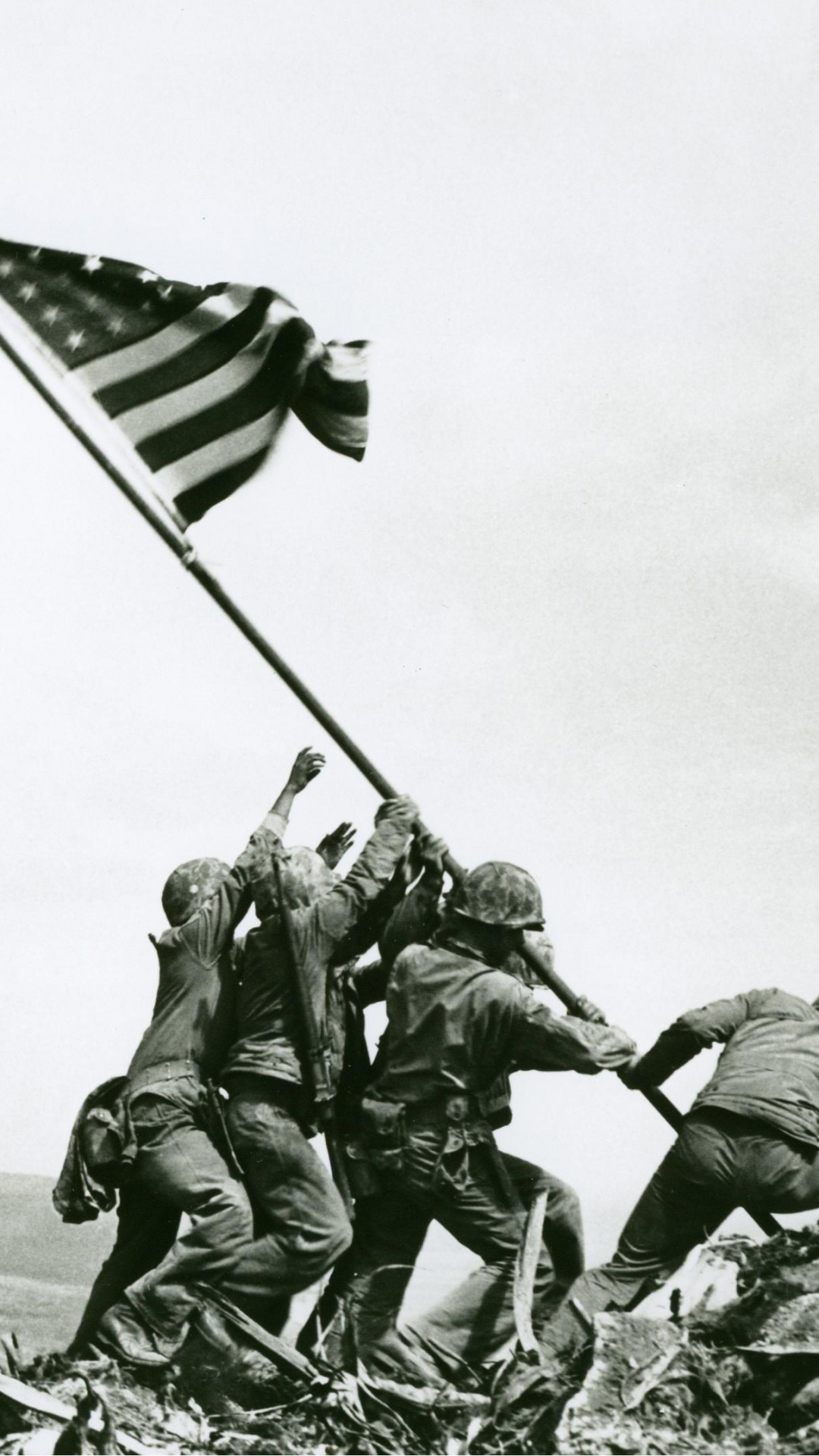 Iwo Jima Flag Raising iPhone 5 Wallpaper | ID: 30354