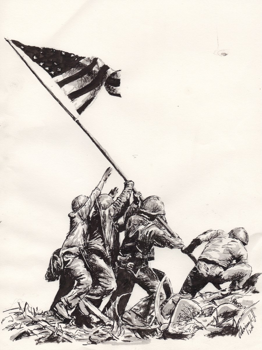 Iwo Jima Flag Raising Wallpaper Group 86